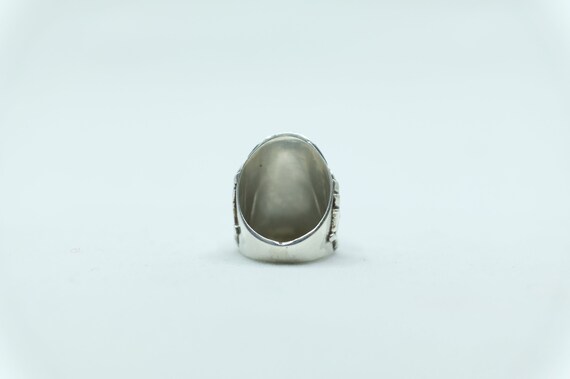Sterling Silver Turquoise Balinese Ring - image 3