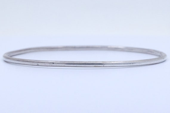 Silver Moroccan Bangle - image 3