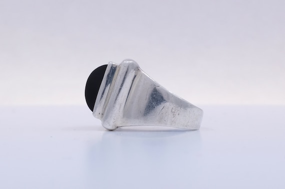 Sterling Silver Onyx Ring View 2