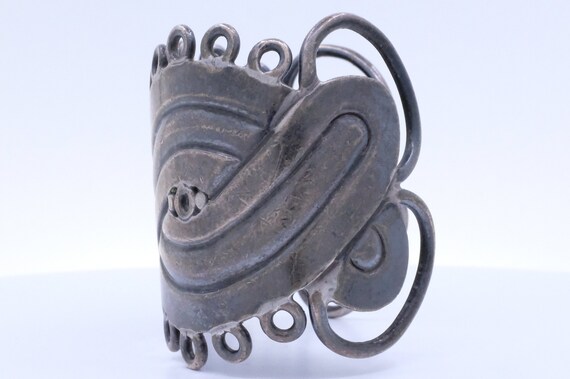 William Spratling Mask Cuff Bracelet View 2
