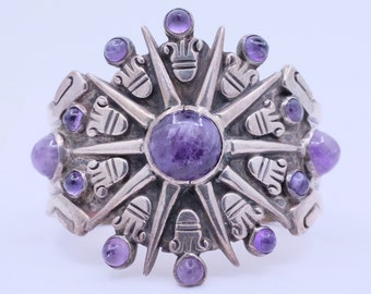 William Spratling Amethyst Bracelet