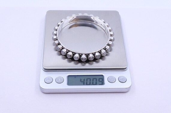 Sterling Silver Rose Quartz Bangles - image 5