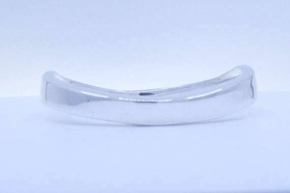 Sterling Silver Geometric Bangle - image 4