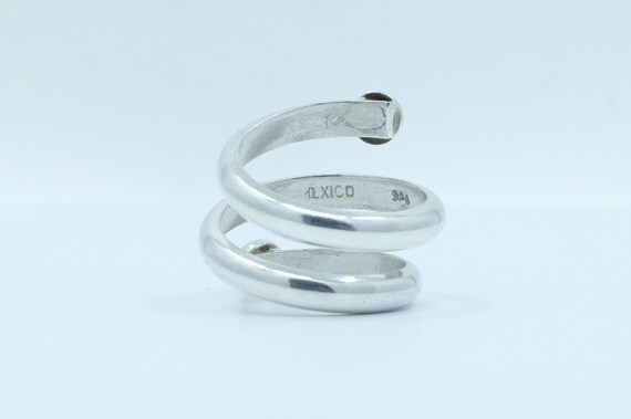 Sterling Silver Modern Spring Ring (4) - image 3