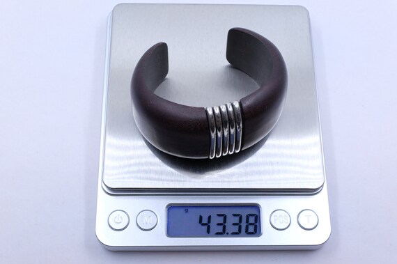 Sterling Silver and Rosewood William Spratling Cuff Bracelet View 5