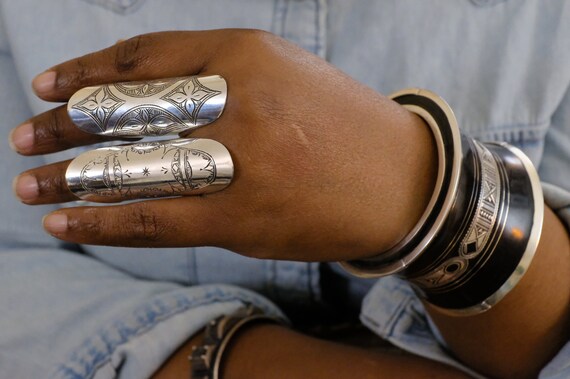 Sterling Silver African Tuareg Ring - image 10