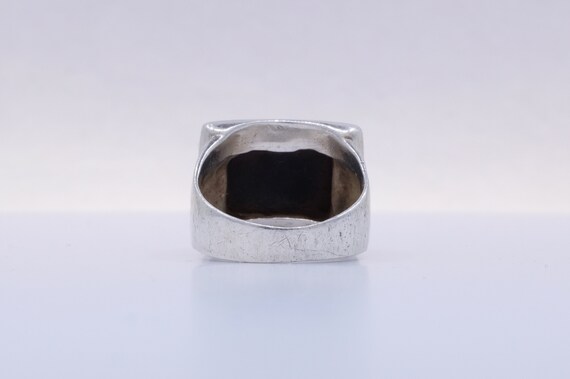 Sterling Silver Onyx Ring View 3