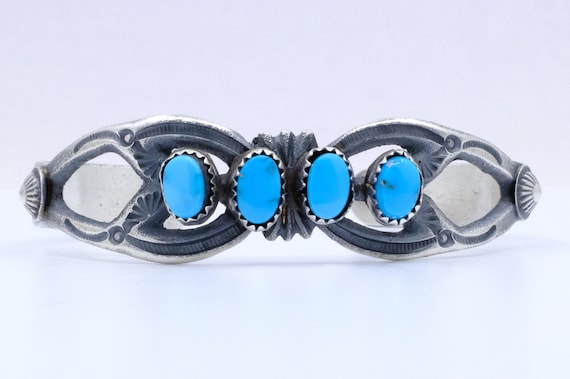 Sterling Silver Turquoise Eva & Linberg Billah Na… - image 1