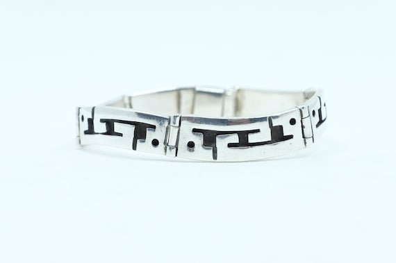 Sterling Silver Modernist Bracelet - image 1