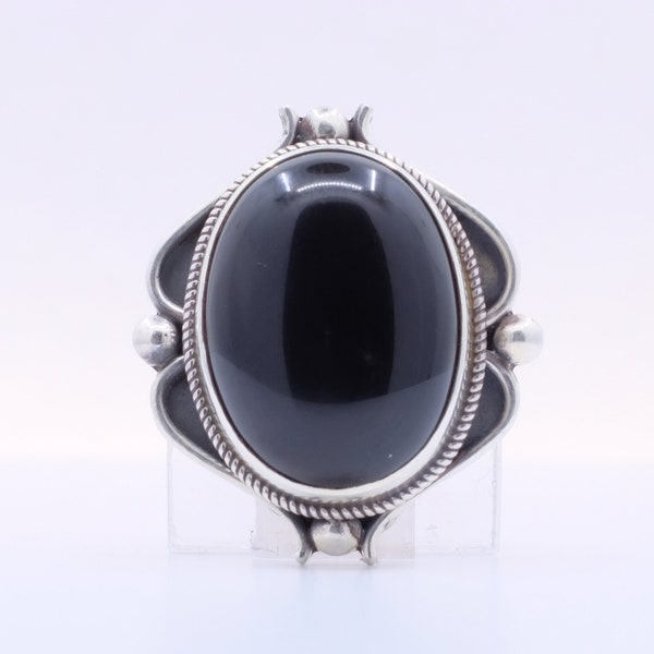 Sterling Silver Onyx Ring