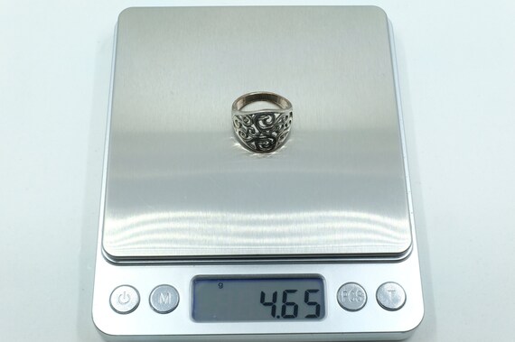 Sterling Silver Filigree Ring View 6