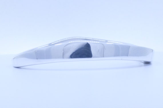 Sterling Silver Geometric Bangle - image 3