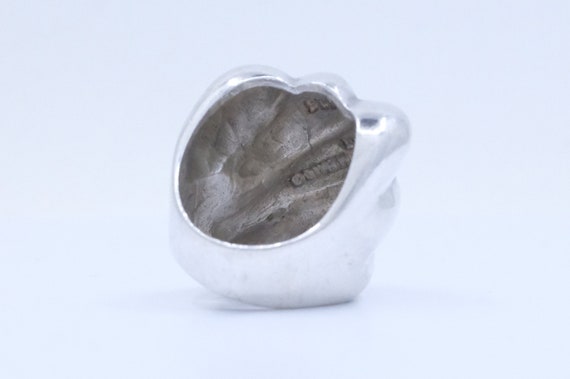 Sterling Silver Modernist Ring - image 3