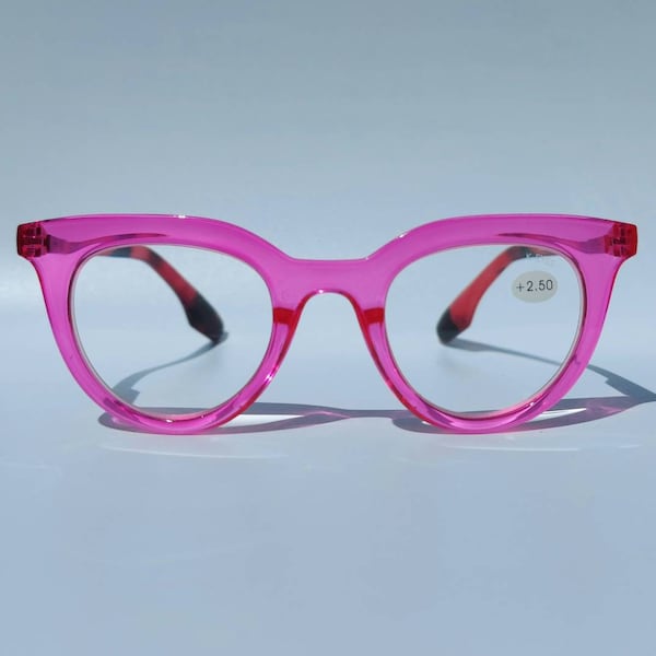 Pink Reading Glasses Etsy