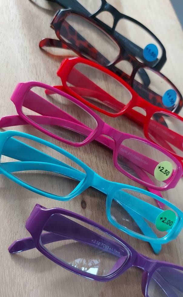 Colorful Reading Glasses New brightly colored reading Etsy