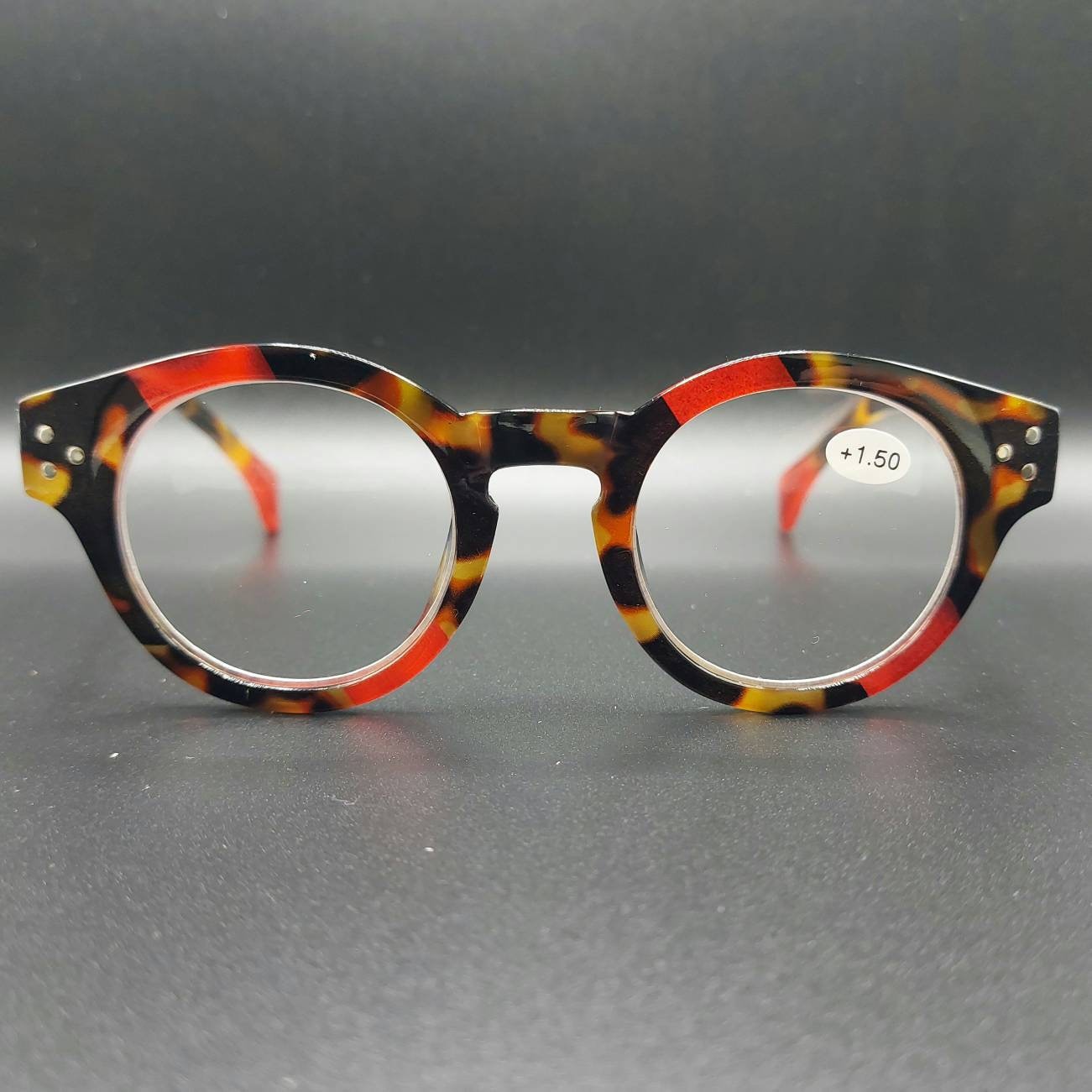Corpo-otto Vogue Lesebrille Rote Schildkröte - 2.5 Dioptrien Italienisch