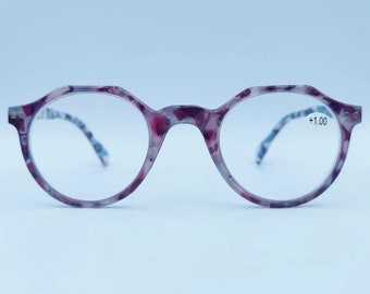 New collection 2023! Reading glasses, purple, round and squared glasses, purple, Lesebrille, gafas +1.00 +1.50 +2.00 +2.50 +3.00 +3.50