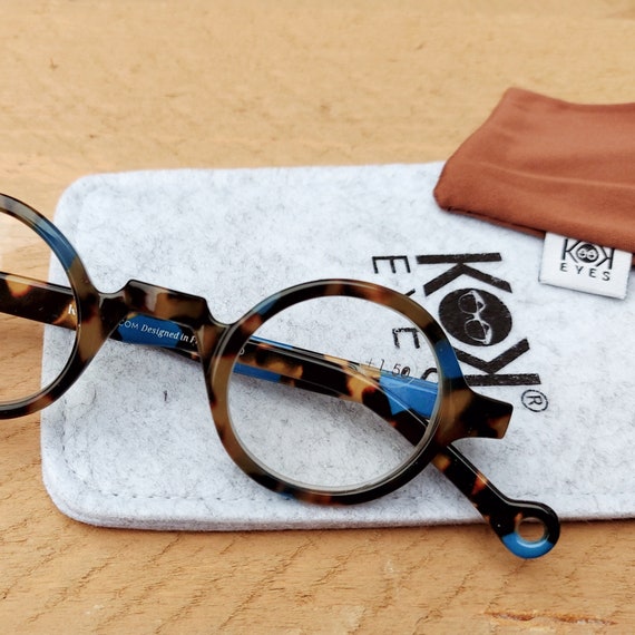 Occhiali Da Lettura Rotondi Uomo Donna Lettori Montatura Retrò - Foto 3