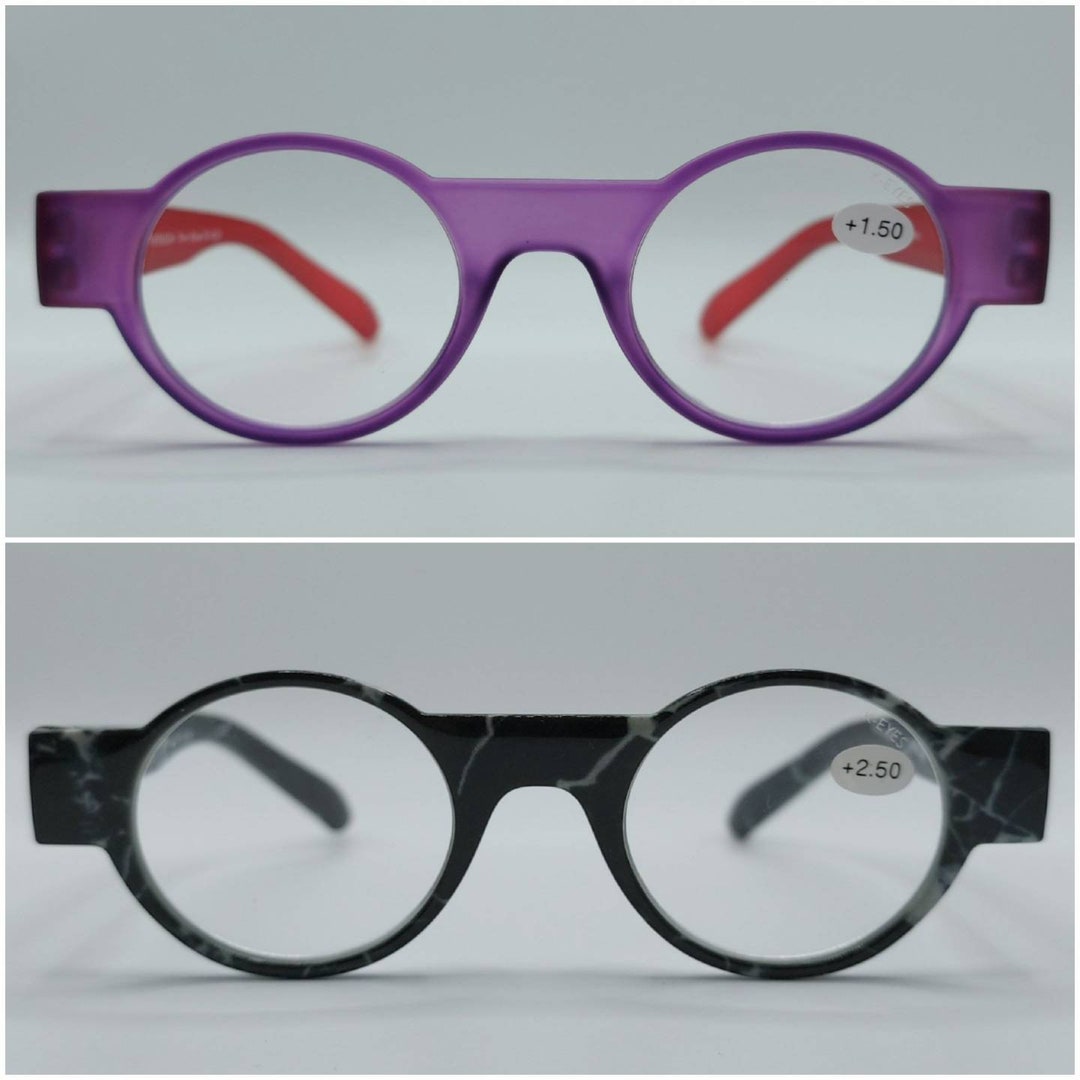 Reading Glasses Dark Green New Round Reading Glasses K-eyes - Etsy