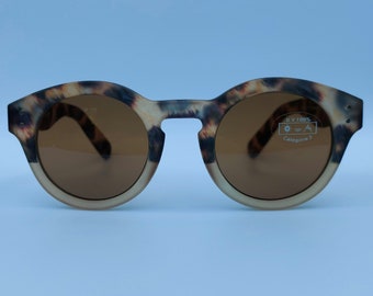 ¡Nuevo! Gafas de sol redondas marrones de la marca francesa Karakaloop, gafas de sol, gafas de sol, gafas de sol, gafas de sol marrones, leopardo, estilo