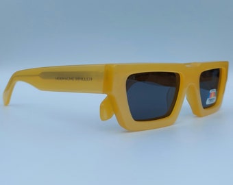 Nieuw! Gepolariseerde gele zonnebril, yellow polarized sunglasses, fashion, style, trend, Sonnenbrille, oculos de sol, gafas, neue Mode