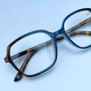 Reading glasses Lunetloop, blue/brown degrade, lightweight, reading glasses blue, brown, lightweight, lesebrille, gafas de lectura, oculos