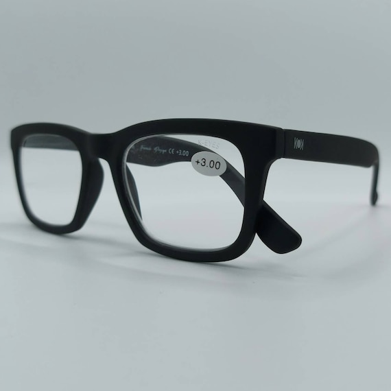 New Reading Glasses, Matt Black and Brown (wood Look  display picture 3