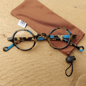 New! Round reading glasses, color blocking, matt tortoise brown and blue, gafas de lectura, readers, +1.00 +1.50 +2.00 +2.50 +3.00 +3.50
