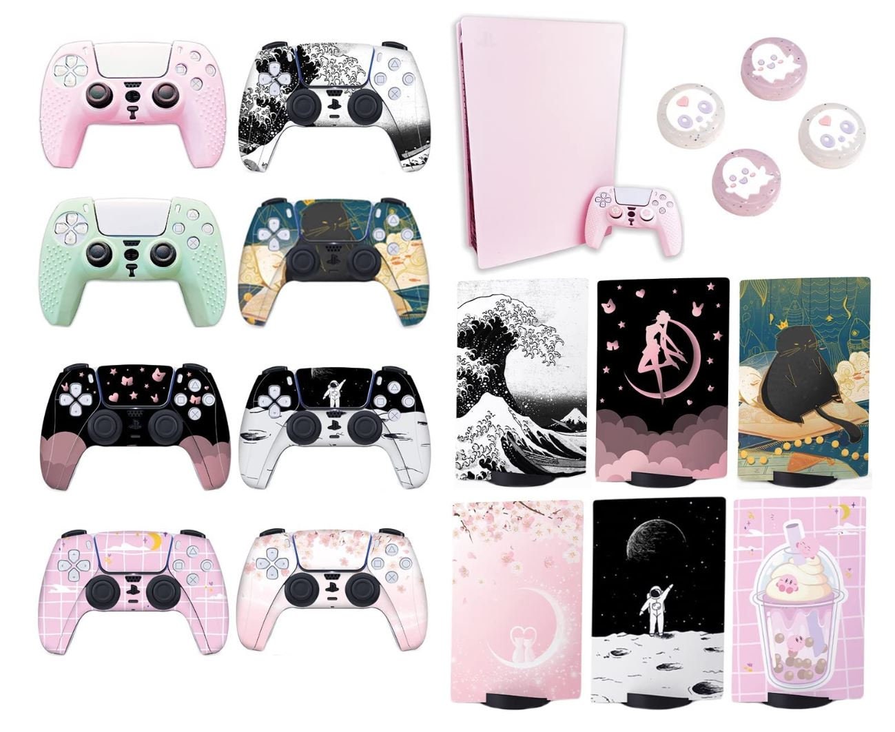 Autocollant Manga Hero Edition Standard / Digital - Skin Sticker Decal  Cover Playstation 5 Console et 2 manettes