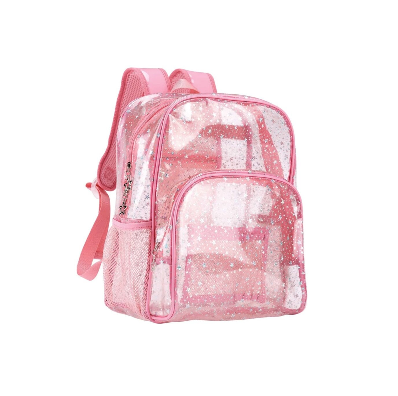 Women Laser Cartoon Rainbow Backpack Transparent PVC Sequin Glittering  Clear Schoolbag Girl Waterproof Holographic Bag - China Bag and Daily Use  price