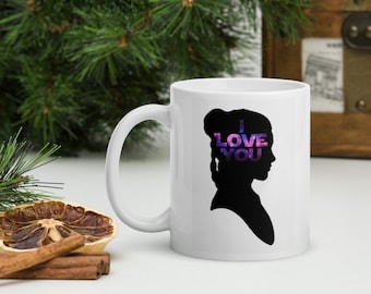 Leia "I Love you" Mug, Star Wars, Couples Gift