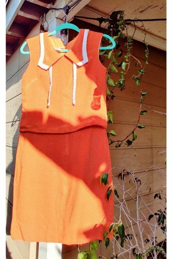 Tangerine Mod Dress