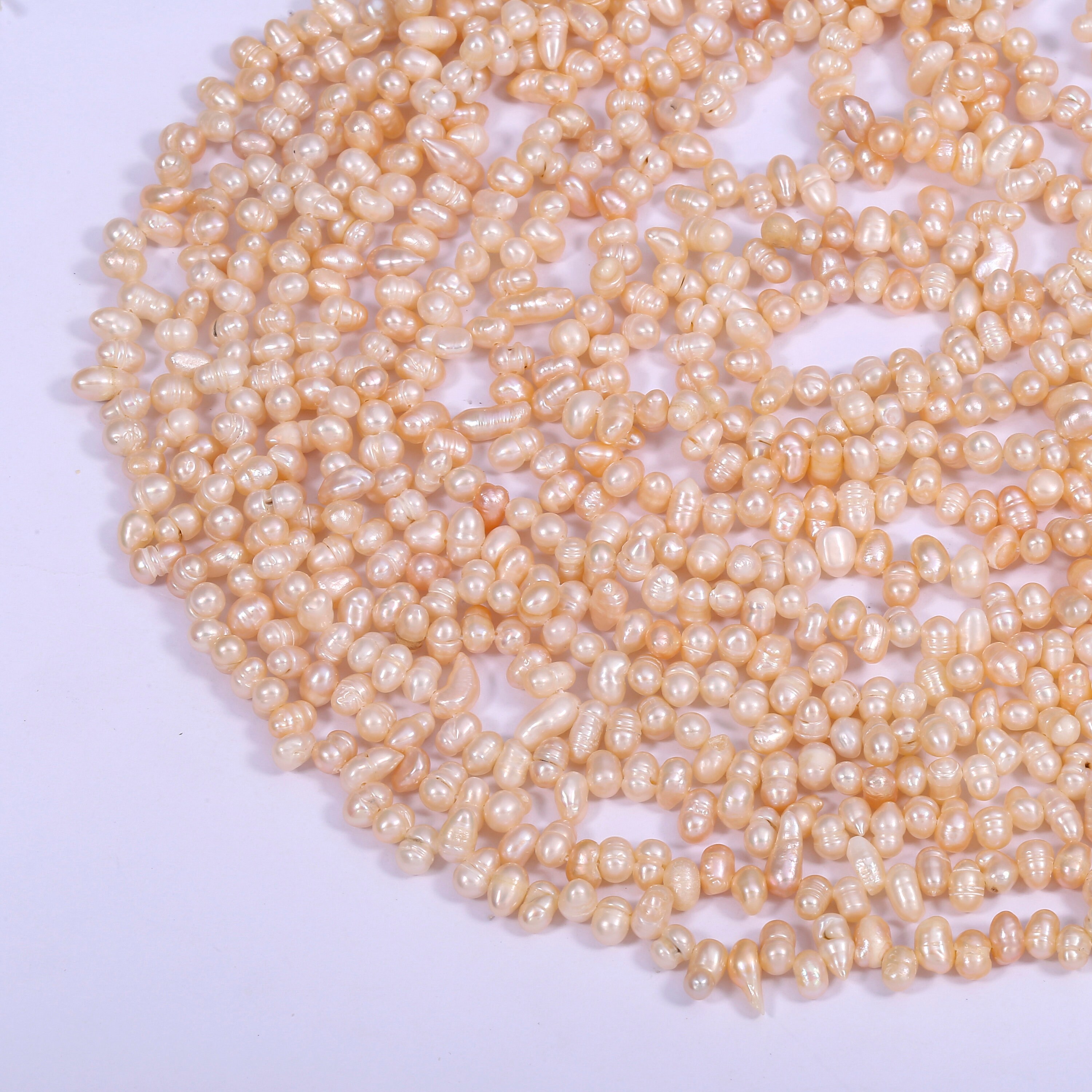 Ein Strang von Perlen hellrosa Perlen rosa Perlen Etsy