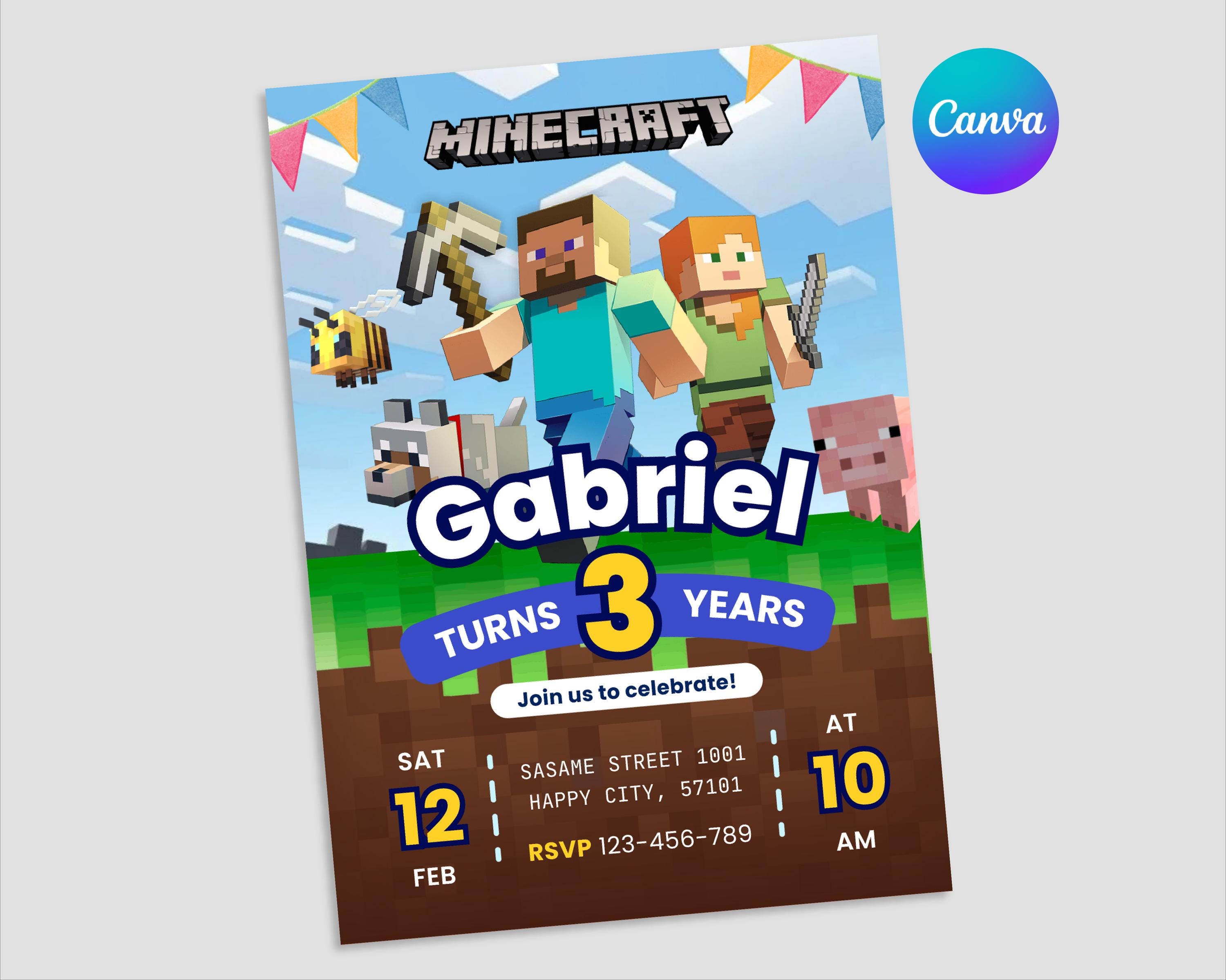 Digital Invitation Canva Template