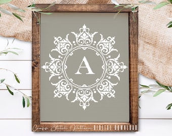 Personalized Wedding Cross Stitch Pattern: Anniversary Sampler (Digital Download PDF)