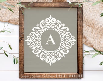 Personalized Wedding Cross Stitch Pattern: Anniversary Sampler (Digital Download PDF)