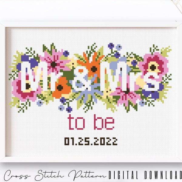 Engaged Cross Stitch Etsy