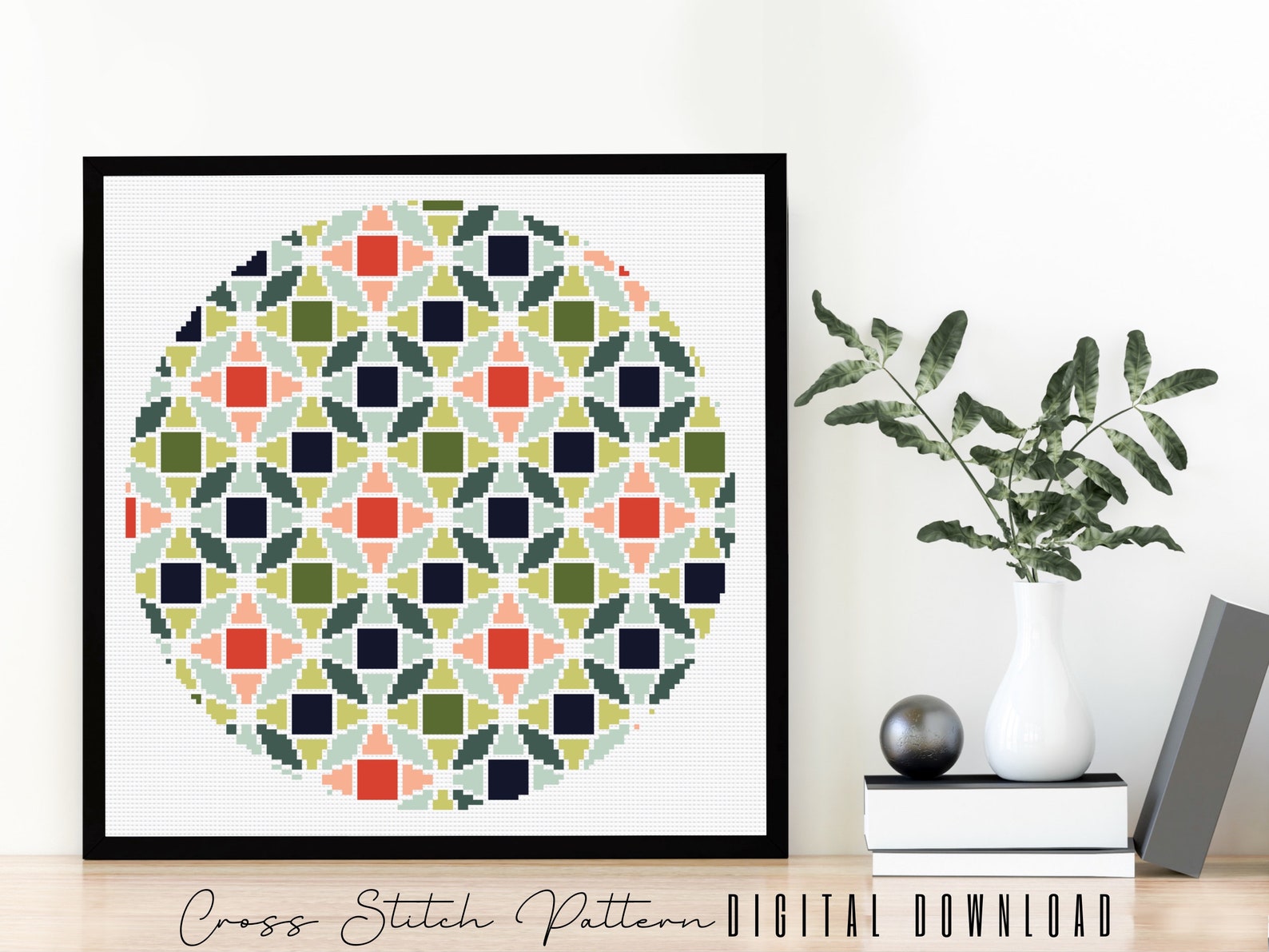 Modern Cross Stitch Pattern Counted Cross Stitch Sampler - Etsy