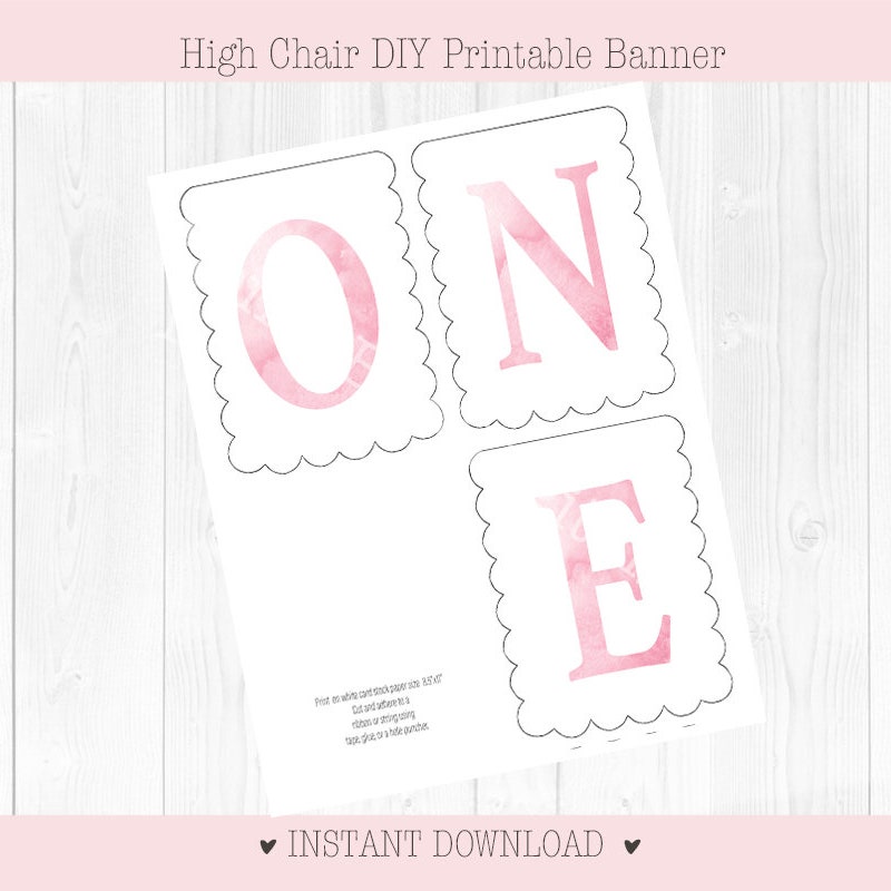 Cute Pink Birthday Banner - Etsy
