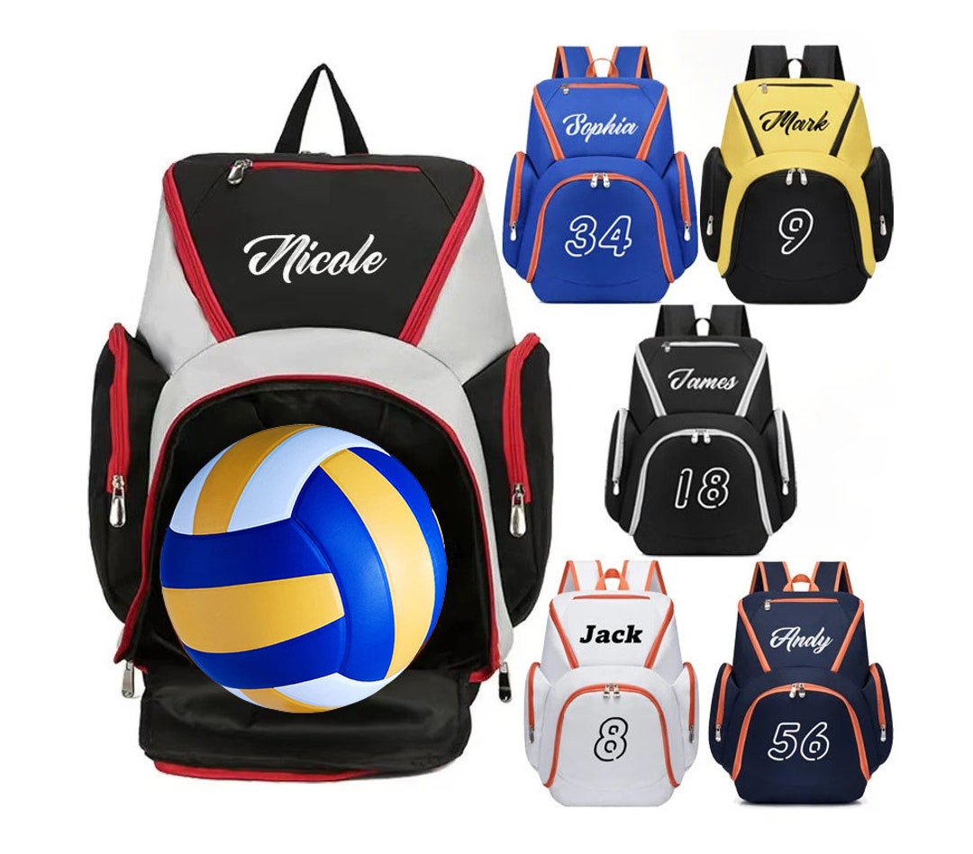 Volleyball Backpack Gift, Personalized Name/number Sport Bag, Gift for