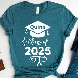 Achiever Graduation T-Shirt, Graduation Personalized Shirt, Family Graduation Shirt, Class Of 2025 Shirt, Senior Custom Shirt, Senior Grad