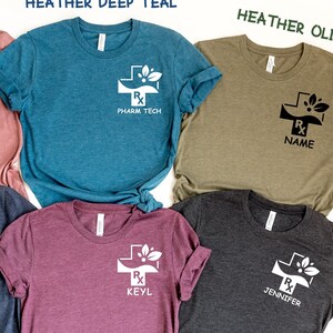 Personalized Pharmacy Technician T-Shirt: Pharm Tech Xmas Gift