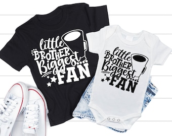 Cheer Brother Shirt: Little Brother Biggest Fan T-shirt