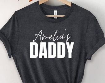 Custom Dad Shirt, Daddy Shirt with Kids Name, Father's Day Shirt, Customized Dad Shirt, Custom Papa Shirt, Personalized Grandpa Shirt