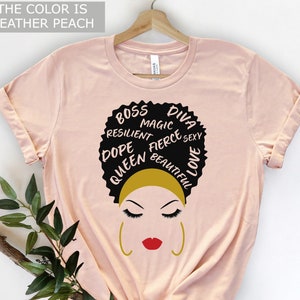 Melanin Queen Shirt: Black History Month Women&#39;s Tee