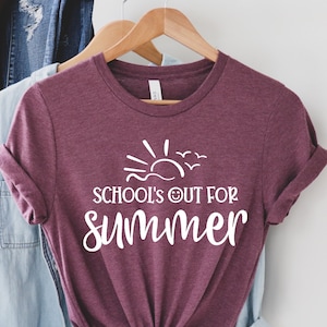 School's Out for Summer Shirt Teacher Last Day of School - Etsy