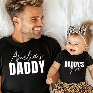 Matching Father Daughter Shirts: Bella Canvas Cotton Blend