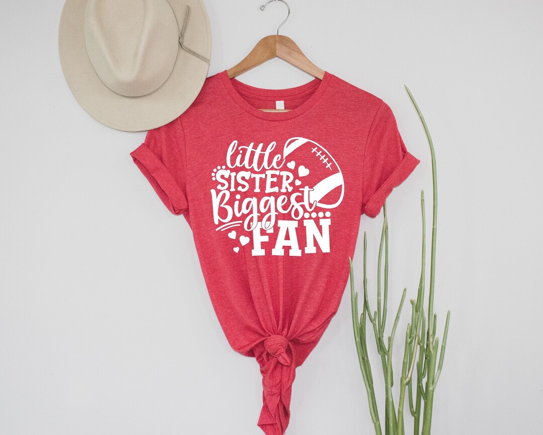 Little Sister Football Shirt Football Little Sister Shirt Etsy