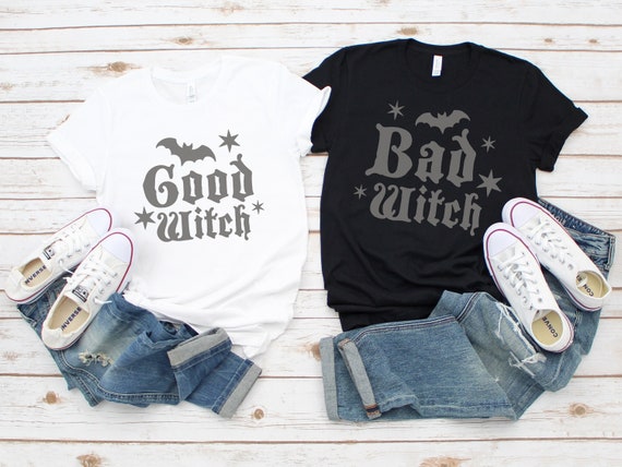 Bad Witch Good Witch Tshirts Bestie Bff Matching Shirts Bad Witch Good Witch Tshirts Bestie Bff Matching Shirts