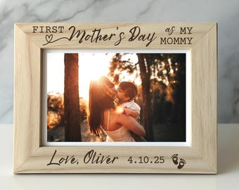First Mother's Day Picture Frame - New Mom Gift from Baby